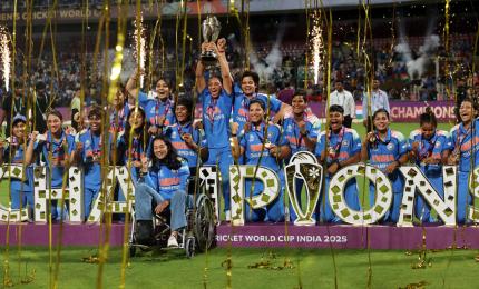 'World Champions. Well Done Ladies'