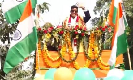 Agra Welcomes Home World Cup Hero Deepti