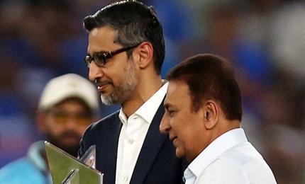 T20 World Cup: Sundar Pichai Meets Childhood Hero Sunil Gavaskar