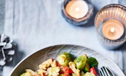 Recipe: Sprouts, Peppers, Nuts Stir Fry