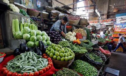 Wholesale price inflation falls to (-) 1.21% in Oct on GST cut
