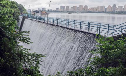 Middle Vaitarna Dam gates lifted amid rain, Mumbai reservoirs at 67.88%