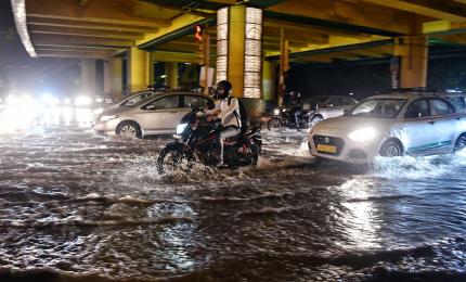 Torrential rains cripple Delhi traffic; key roads flooded