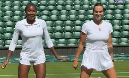 PIX: Sabalenka, Gauff Patch Up By Shaking A Leg!