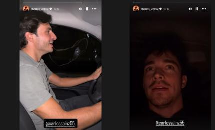 Swapping F1 car for van, Sainz drives Leclerc to Monaco
