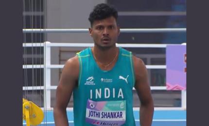 Aadrash Shankar Clinches Bronze in High Jump at Asian Indoor Athletics Championships