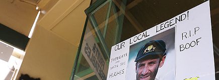 Clarke, Finch to be pall-bearers at Hughes's funeral