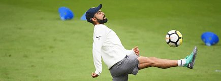 'Kohli plays football as if it's FIFA World Cup final'