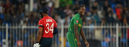 PIX: Rabada gets hat-trick but SA fail to advance