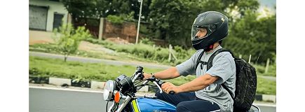 SEE: Dhoni rides the streets on his classic beauty