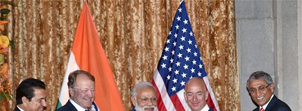 'You can't stand on a podium and preach to India'
