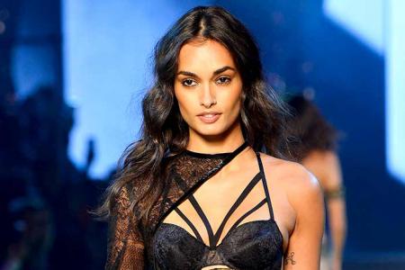 Pics: Victoria's Secret models rock the red carpet - Rediff.com