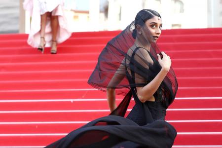 Cannes: High-Slit Red Carpet Styles - Rediff.com