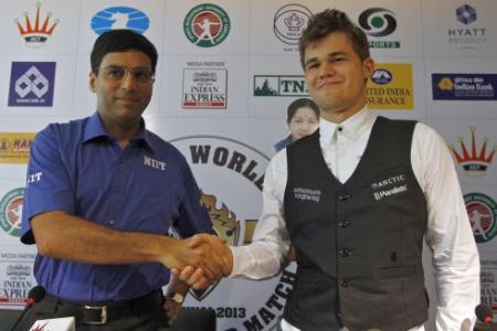 Carlsen beats Anand for World chess crown after Game 10 is drawn -  Rediff.com