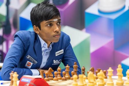 Praggnanandhaa scores five successive wins to lead with 6.5 points on  opening day of Tata Steel Chess India Blitz 2023