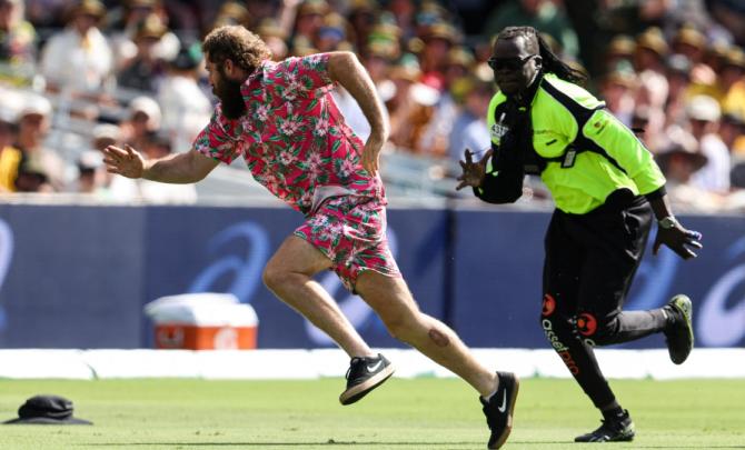 Did Security Catch Gabba Pitch Invader?