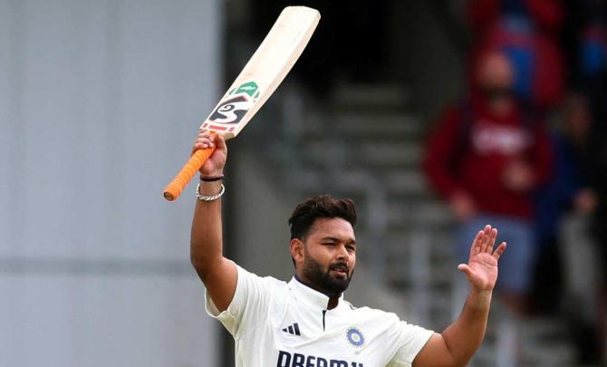 PIX: Rahul, Pant hit tons as India pile on the runs
