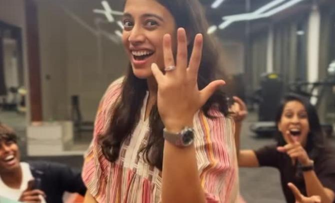 Smriti's Playful Reel Confirms Engagement