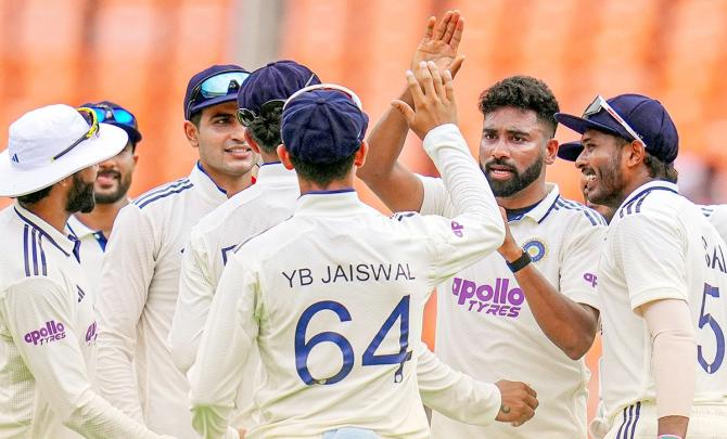 PIX: Jadeja shines as India rout WI inside 3 days!