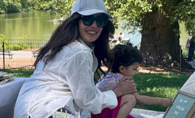 Priyanka's Day Out With Malti Marie