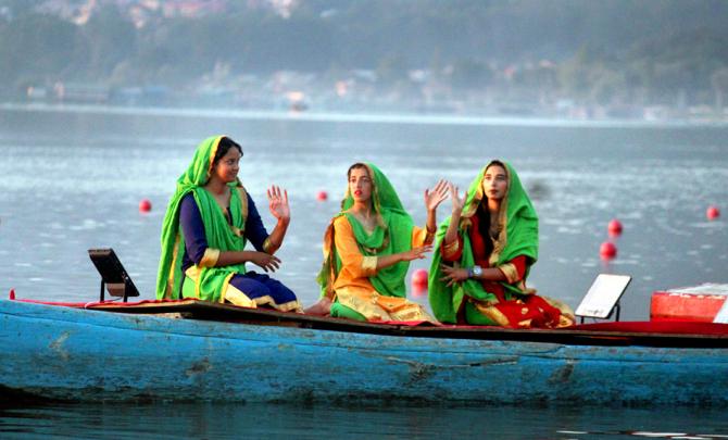 Dal Lake Lights Up With Khelo India