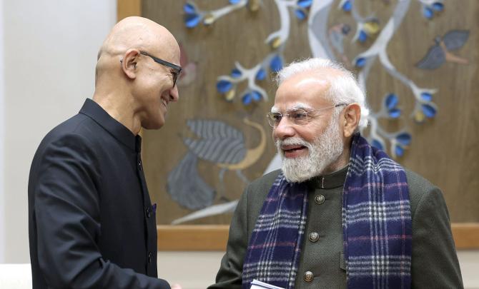 When Satya Met Modi...