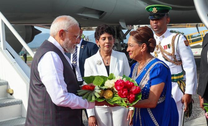 Why did Modi call Trinidad and Tobago PM 'Bihar ki beti'?