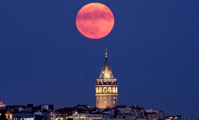 Ever Seen A Moon This Colour?