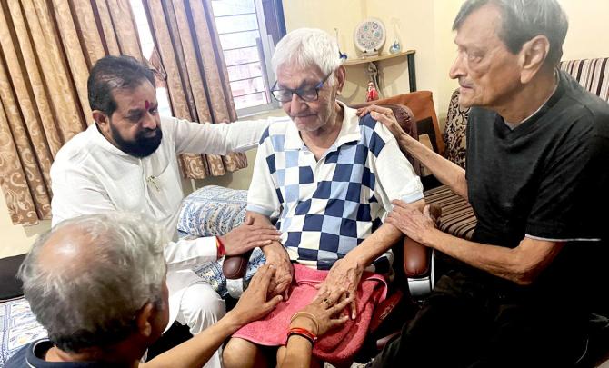 Captain Sabharwal's Grief Stricken Father