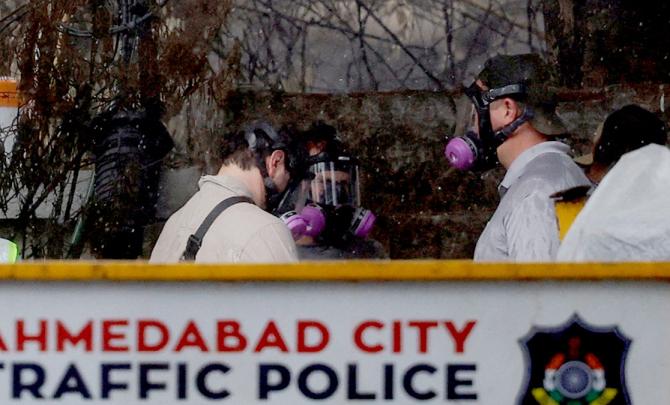 Investigators Examine AI 171 Crash Site