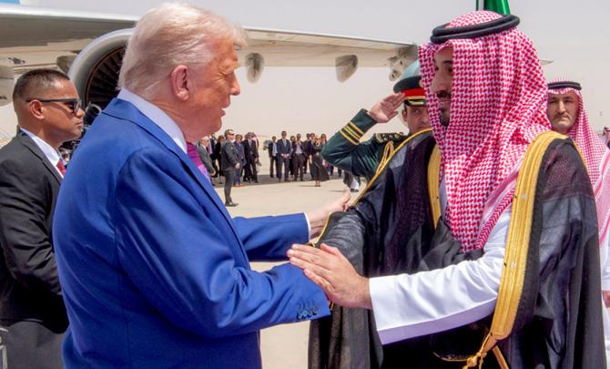 In Riyadh, Trump Again Claims Credit For Ceasefire