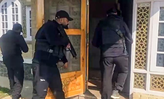 J&K Forces Crack Down on Terror Network