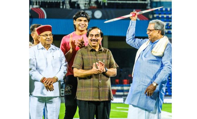 Neeraj thanks fans after win in Bengaluru