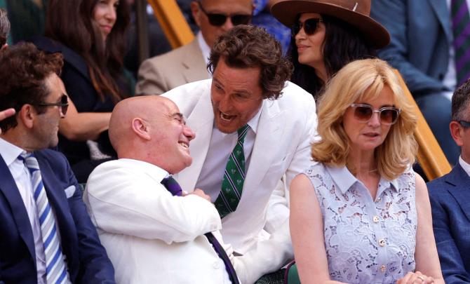 Royalty, Tennis Champs, Superman At SW19