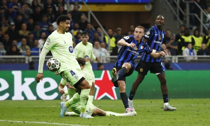 PIX: Inter sink Barca in extra-time to make Champions final