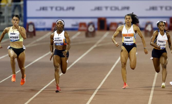 PIX: Clayton twins shine; Tebogo wins 200m by a whisker