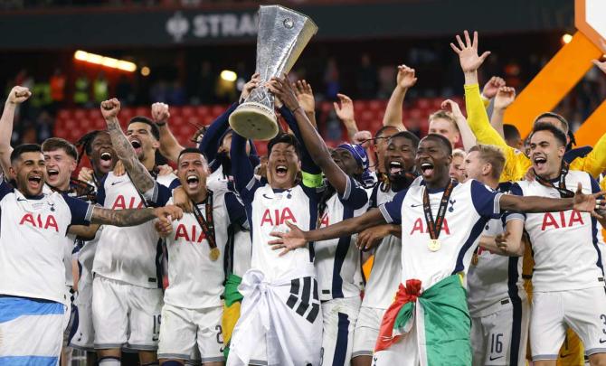 Spurs edge Man United to win Europa League final