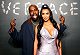 Kim's sparkling Versace dress will make you blush