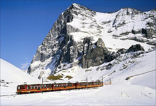 The stunning Jungfrau Railway completes 100 years - Rediff.com Business