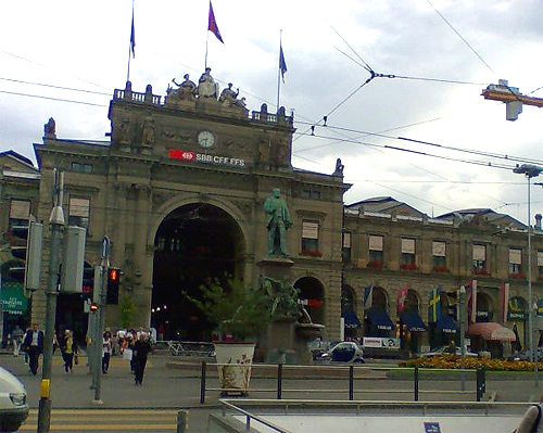 Zurich Hauptbahnhof.