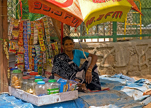 A gutka vendor.