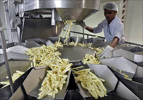 Does McDonald's use Indian potatoes?