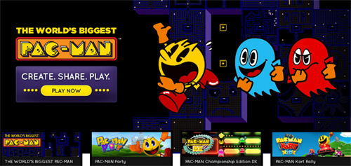 Pac-Man game.