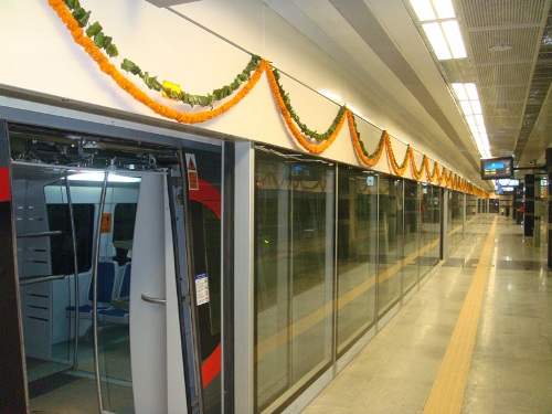Delhi Airport Metro.