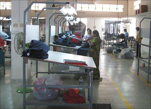 Factory at Tirupur.