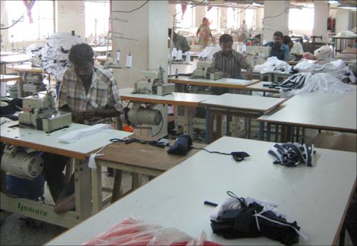 Factory at Tirupur.