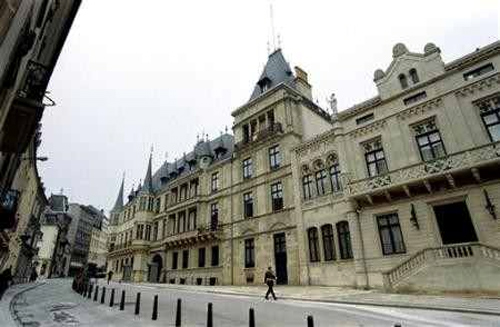 A general view of the Ducal Palace in Luxembourg.