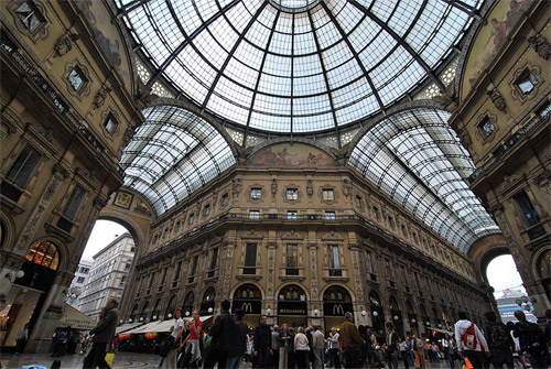 Galleria Vittorio Emanuele II Milan.