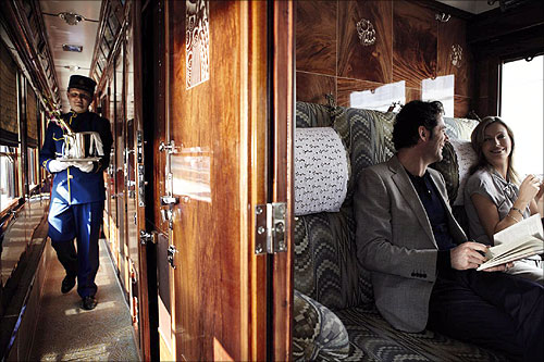 Onboard the royal Venice Simplon-Orient Express