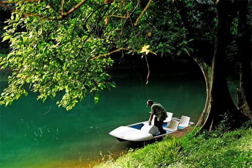 Backwaters in Kerala.